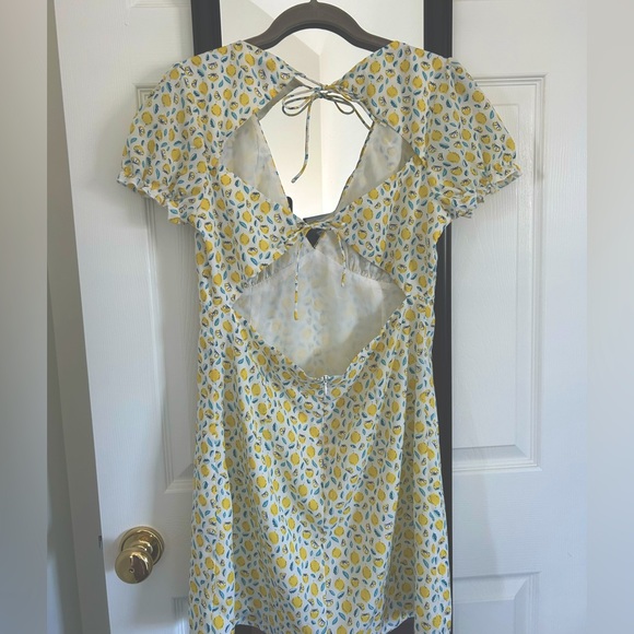 Princess Polly Lemon Dress - Size 10 - Picture 4 of 4